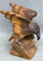 5in Carved Wooden Eagle