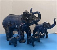 Blue Mountain Style Elephants
