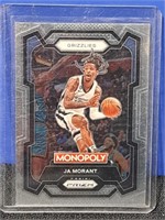 2024 Prizm Ja Morant Monopoly Grizzlies Card