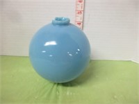 ANTIQUE BLUE GLASS LIGHTNING ROD BALL