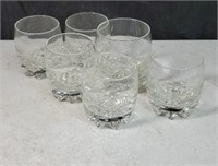 Group of 6 Whiskey glasses