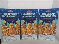 **BB: 5/24** 3 Gingerbread decorating kits 3