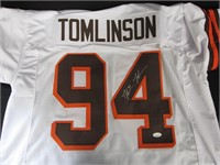 DALVIN TOMLINSON SIGNED JERSEY BROWNS JSA