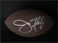 RAVENS JOE FLACCO SIGNED FOOTBALL JSA COA