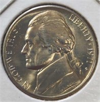 Uncirculated 1971 Jefferson nickel