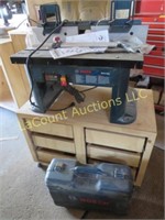 Bosch router and router table custom stand  wheels