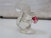 Vintage Glass Squirrel (2&1/4")