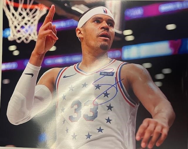 76ers Tobias Harris Signed 8x10 with COA