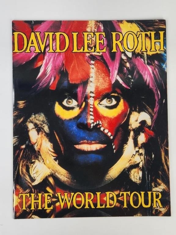DAVID LEE ROTH WORLD TOUR PROGRAM