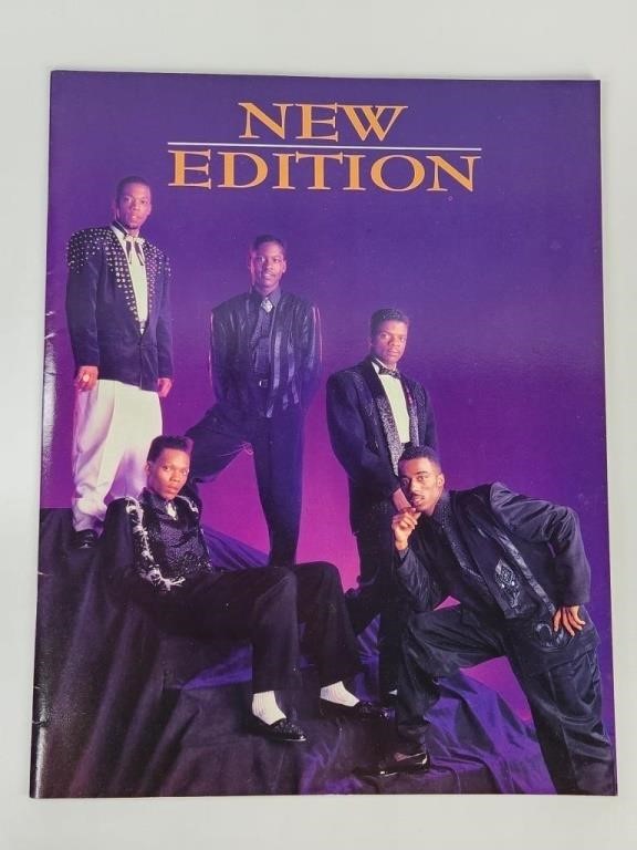 NEW EDITION N.E. HEART BREAK TOUR PROGRAM