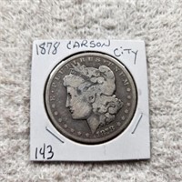 1878 Carson City Morgan Dollar
