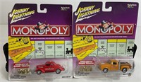 Johnny Lighting Monopoly Toy Die Cast Cars