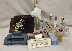 Vintage Cosmetic Boxes, Avon Perfume Bottles