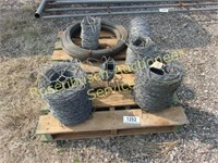 Pallet of Barbed Wire & Smooth Wire