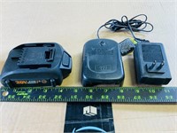 3pcs misc power tool batteries & charger