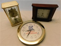 3 battery clocks incl Kennedy Transmission promo