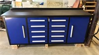 10 Drawer, 2 Door Tool Cabinet,