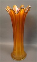 13 ¾” Tall N Thin Rib Mid-Size Swung Vase – Dk.