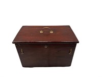 Wood Box with Brass Hardware
