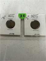 1915 P&D Lincoln Wheat Pennies