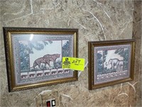 Pair of  animal prints, tiger and elephant content