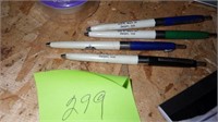 4-Vintage Amoco Oil Pens G