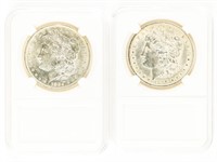 Coin 2  Morgan Silver Dollars 1884-O & 1896