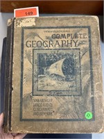 ANTIQUE COMPLETE GEOGRAPHY BOOK 19C