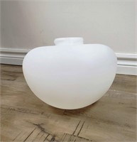 FROSTED GLASS WHITE CEILING LAMP SHADE