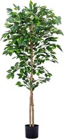 5FT Artificial Ficus Trees with Realistic Leaves