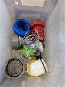 TOTE OF DRAINS/FITTINGS