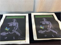 2pc Yoneshi Hieda Serigraphs Nude Psychedelic