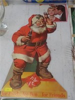 Coca-Cola Santa advertising 13 x 23"