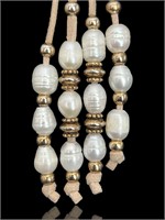 995 Fresh Water Natural Pearl Strand Necklace