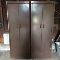 2 Metal Storage Cabinets