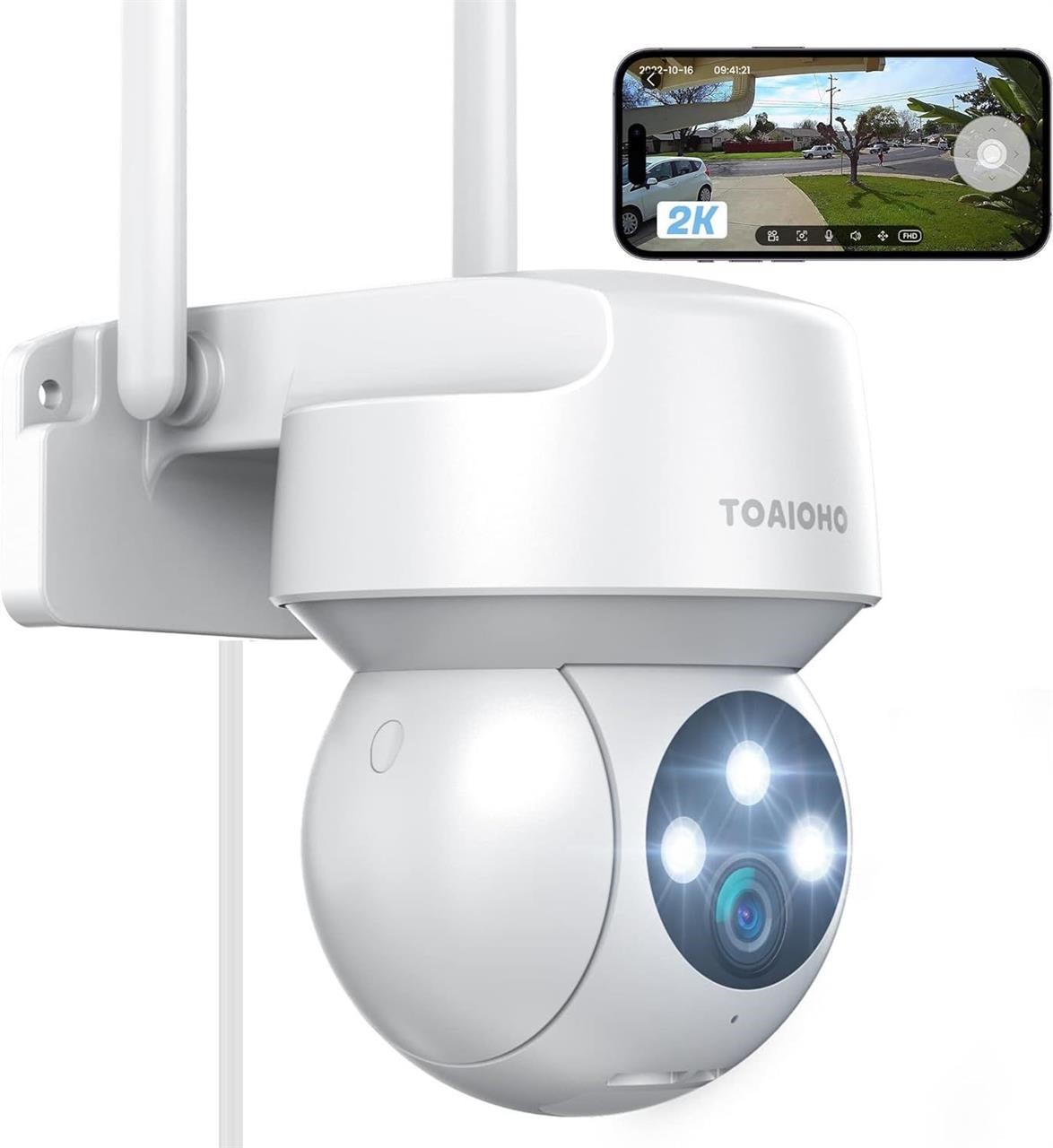NEW $80 Outdoor WIFI Security Camera AI Tracker 2K