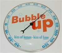 1962 BUBBLE UP SODA  POP ADVERTISING THERMOMETER