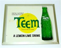 TEEM SODA POP ADVERTISING SIGN