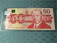 1988 CANADA  FIFTY DOLLAR BILL