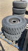 2- 37 X 12.50 R 16.5 LT Tires on 8 Hole Rim