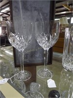Waterford Marquis crystal 9" lg wine (2)