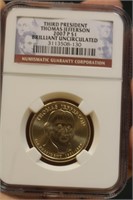 An NGC $1.00 Presidential Coin