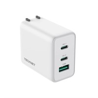 TECKNET USB C Charger 65W PD 3.0 GaN Charger Type