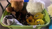 Tub of Stuffed Animals