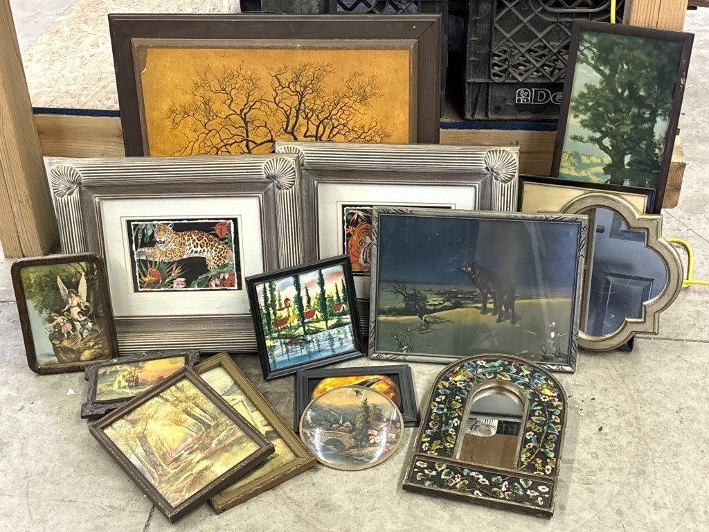 Vintage Framed Prints and More 20” x 20” and