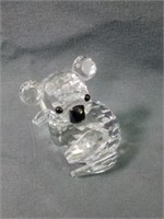 Swarovski Mini Koala Bear Crystal Figurine Left