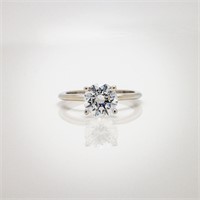 14kt Gold 1.7 Carat Round Diamond Engagement Ring