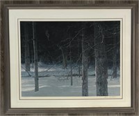 Framed Robert Bateman Print 'Midnight'