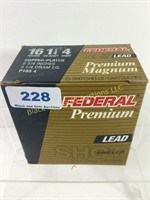 Federal 16 gauge 1 1/4 oz. 4 shot ammo qty 25