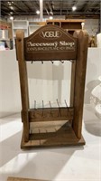 Wooden Vogue spinning accessory stand